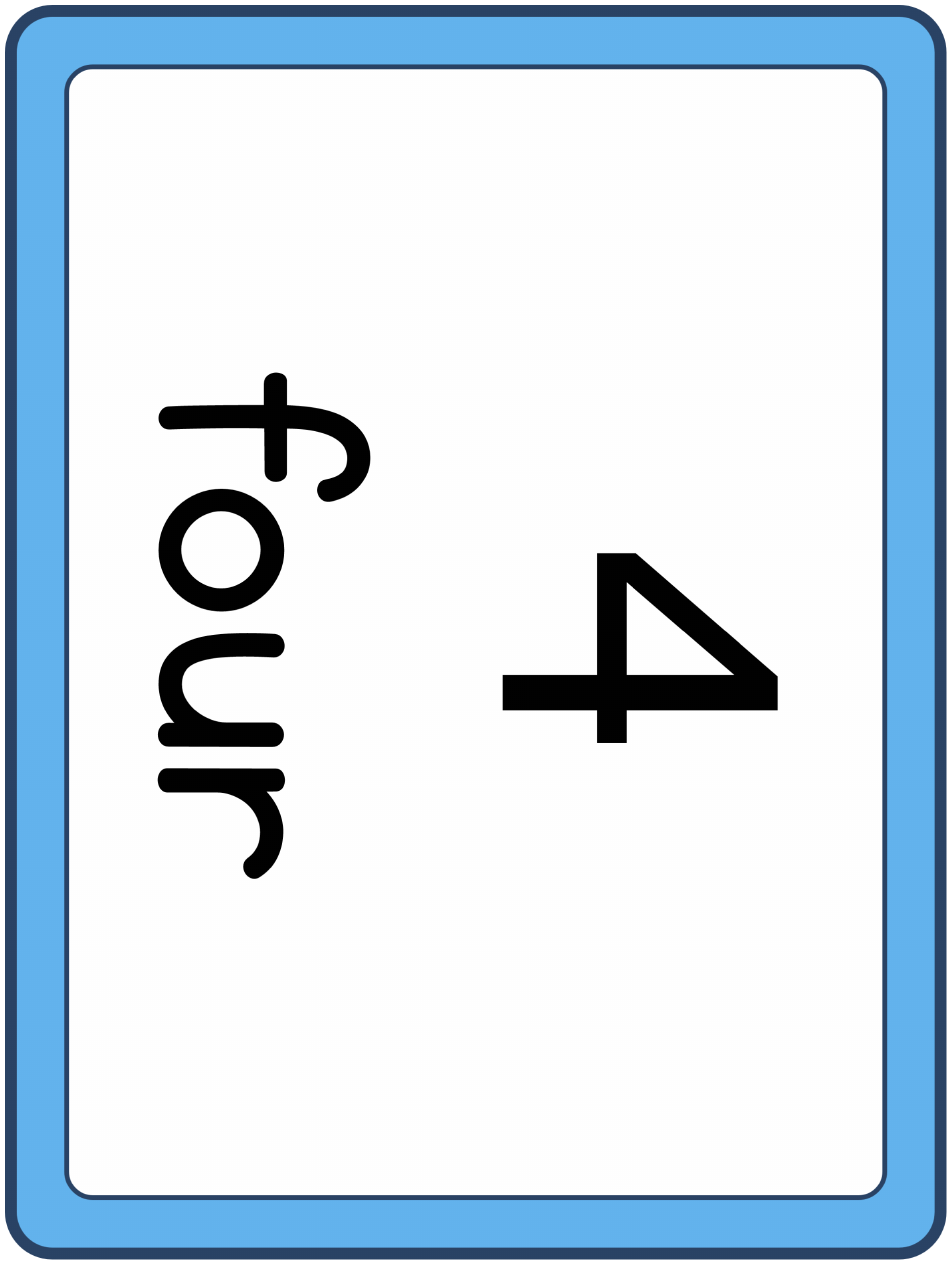 Large Number Flashcards With Words, Page 5