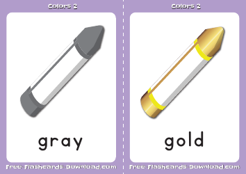 Medium Color Flashcards, Page 3