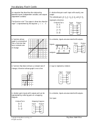 Math Vocabulary Flash Cards - Big Ideas Learning, Page 32