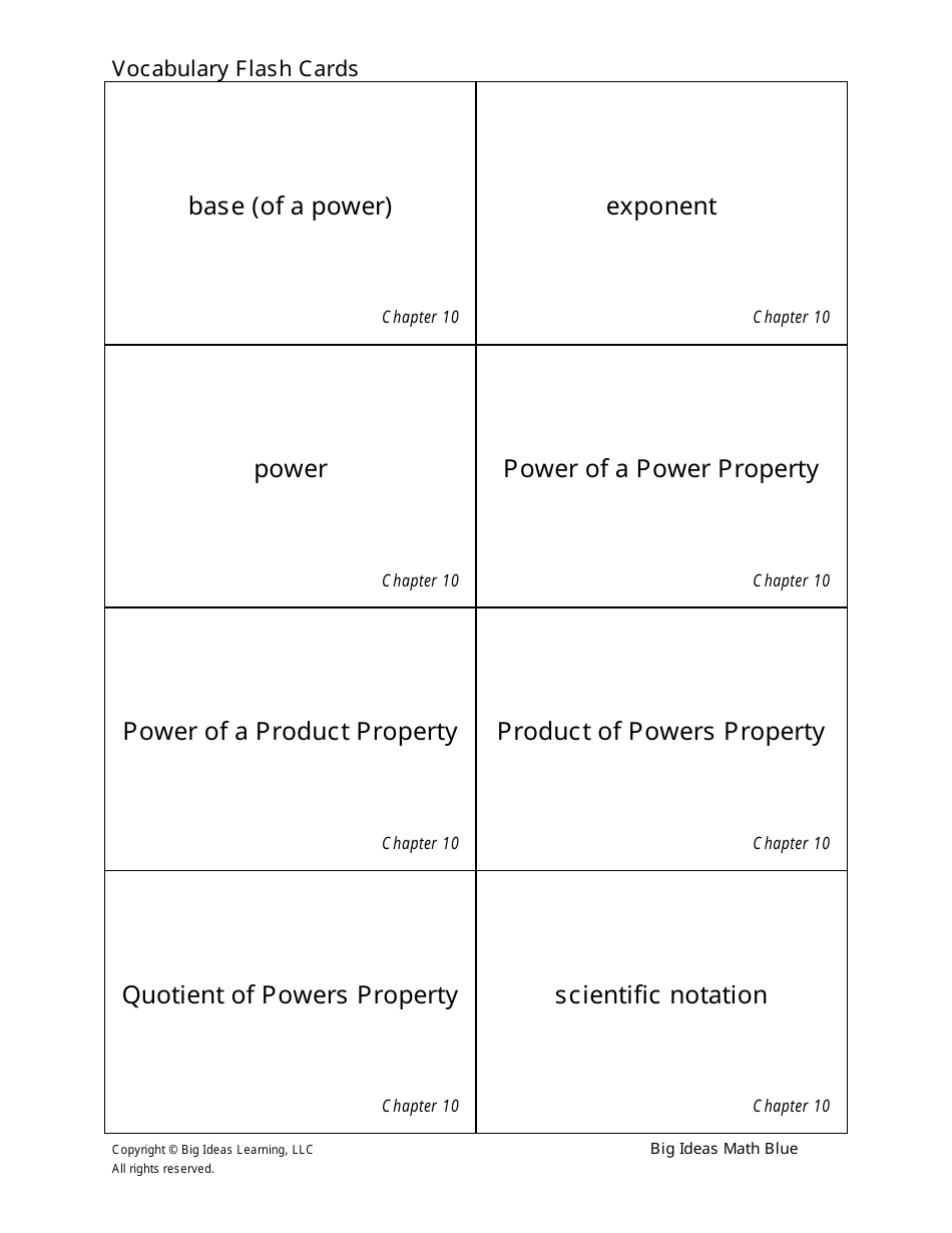 Big Ideas Learning Math Chapter 1 Grade 5
