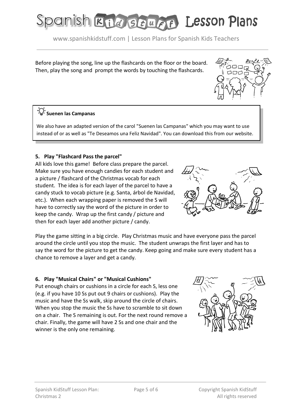Spanish Lesson Plan: Christmas Lesson - Spanish Kidstuff, Page 5