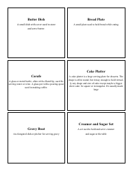 Cooking Identification Flash Cards, Page 15