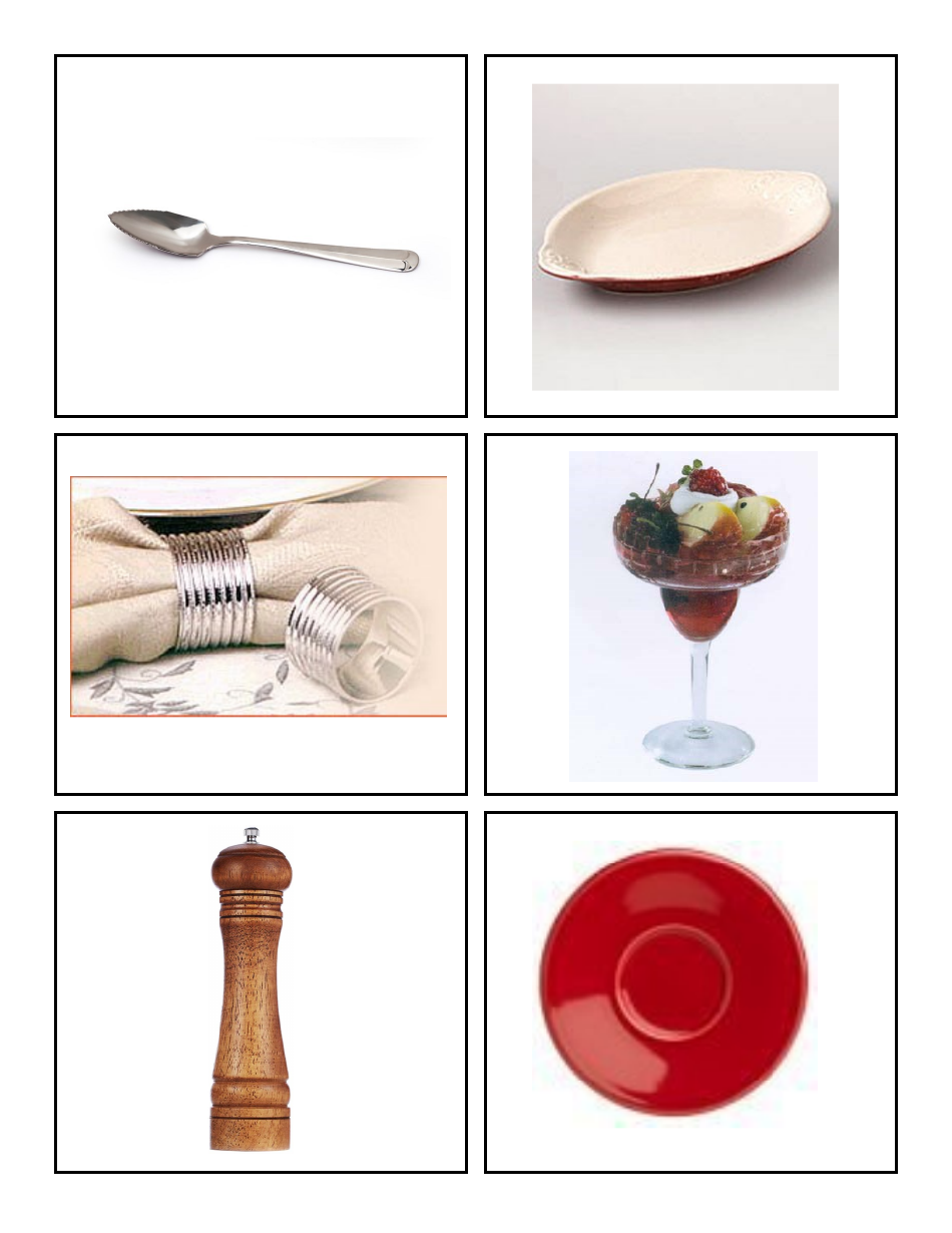 Cooking Identification Flash Cards, Page 16