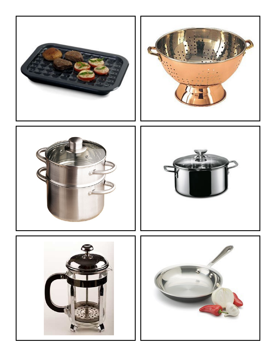 Cooking Identification Flash Cards, Page 8