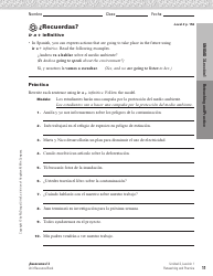 Spanish Worksheet: Challenges to the Environment - Mcdougal Littell, Page 11