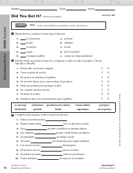 Spanish Worksheet: Challenges to the Environment - Mcdougal Littell, Page 14