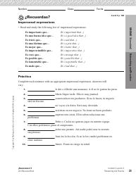 Spanish Worksheet: Challenges to the Environment - Mcdougal Littell, Page 23
