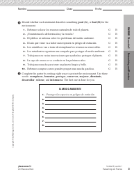 Spanish Worksheet: Challenges to the Environment - Mcdougal Littell, Page 3