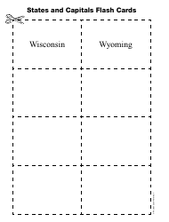 States and Capitals Flash Cards - Pearson Scott Foresman, Page 13