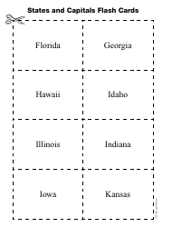 States and Capitals Flash Cards - Pearson Scott Foresman, Page 3