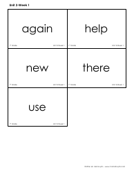 High Frequency Words Flashcards - Ms. Mai Huynh, Page 12