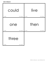High Frequency Words Flashcards - Ms. Mai Huynh, Page 13