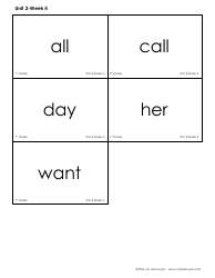 High Frequency Words Flashcards - Ms. Mai Huynh, Page 15
