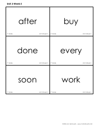 High Frequency Words Flashcards - Ms. Mai Huynh, Page 21