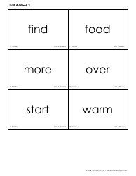 High Frequency Words Flashcards - Ms. Mai Huynh, Page 24