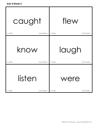 High Frequency Words Flashcards - Ms. Mai Huynh, Page 25