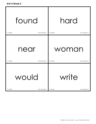 High Frequency Words Flashcards - Ms. Mai Huynh, Page 26