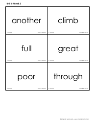 High Frequency Words Flashcards - Ms. Mai Huynh, Page 28