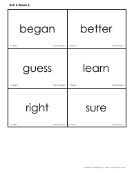 High Frequency Words Flashcards - Ms. Mai Huynh, Page 29