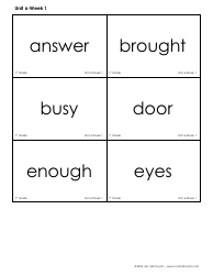 High Frequency Words Flashcards - Ms. Mai Huynh, Page 32
