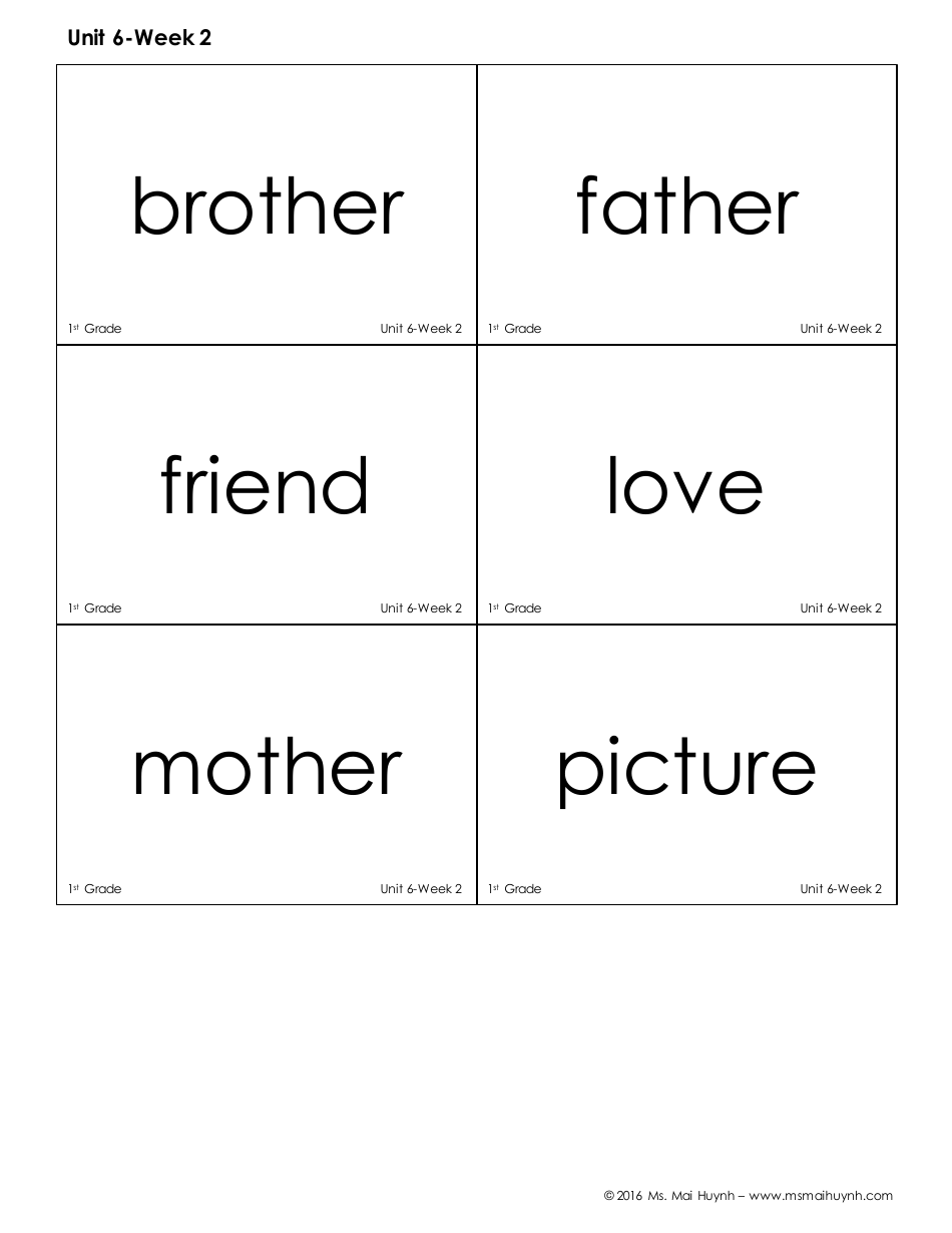 High Frequency Words Flashcards - Ms. Mai Huynh, Page 33