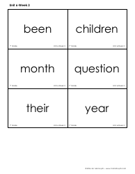 High Frequency Words Flashcards - Ms. Mai Huynh, Page 34