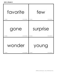 High Frequency Words Flashcards - Ms. Mai Huynh, Page 36