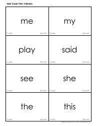 High Frequency Words Flashcards - Ms. Mai Huynh, Page 5