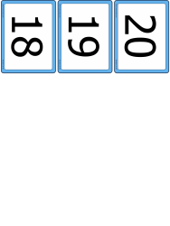 1-20 Number Flashcards - Blue, Page 3