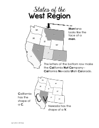 West Region Capitals and Abbreviations Worksheet - Jill S. Russ, Page 3