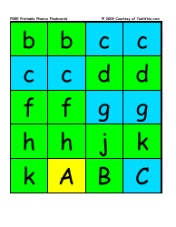 Phonics Flashcards - Courtesy of Raskwhiz, Page 7