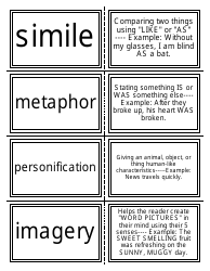 Document preview: Literary Devices Flashcards - Squares
