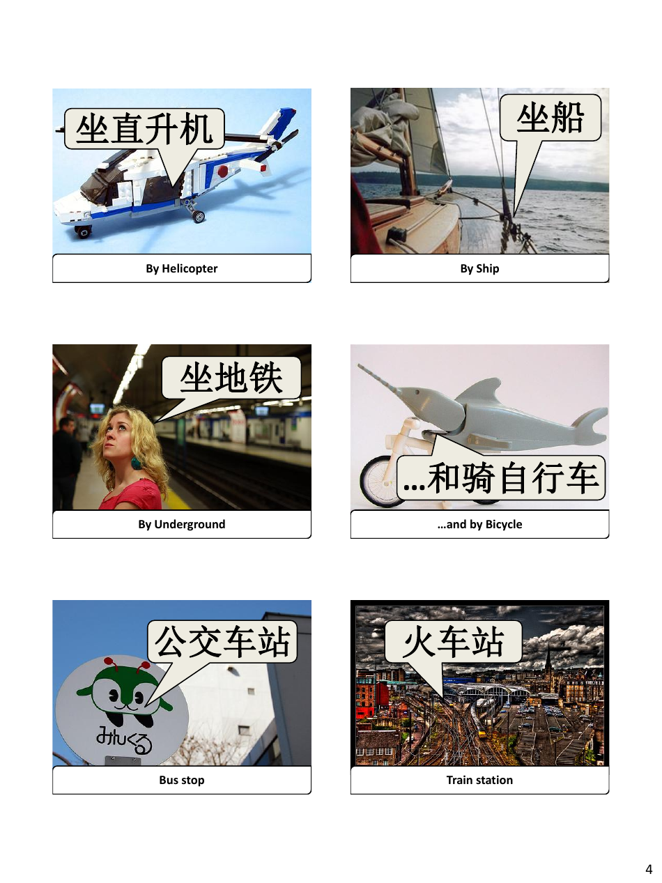 Chinese Simplified Revision Flashcards - Holiday, Page 4