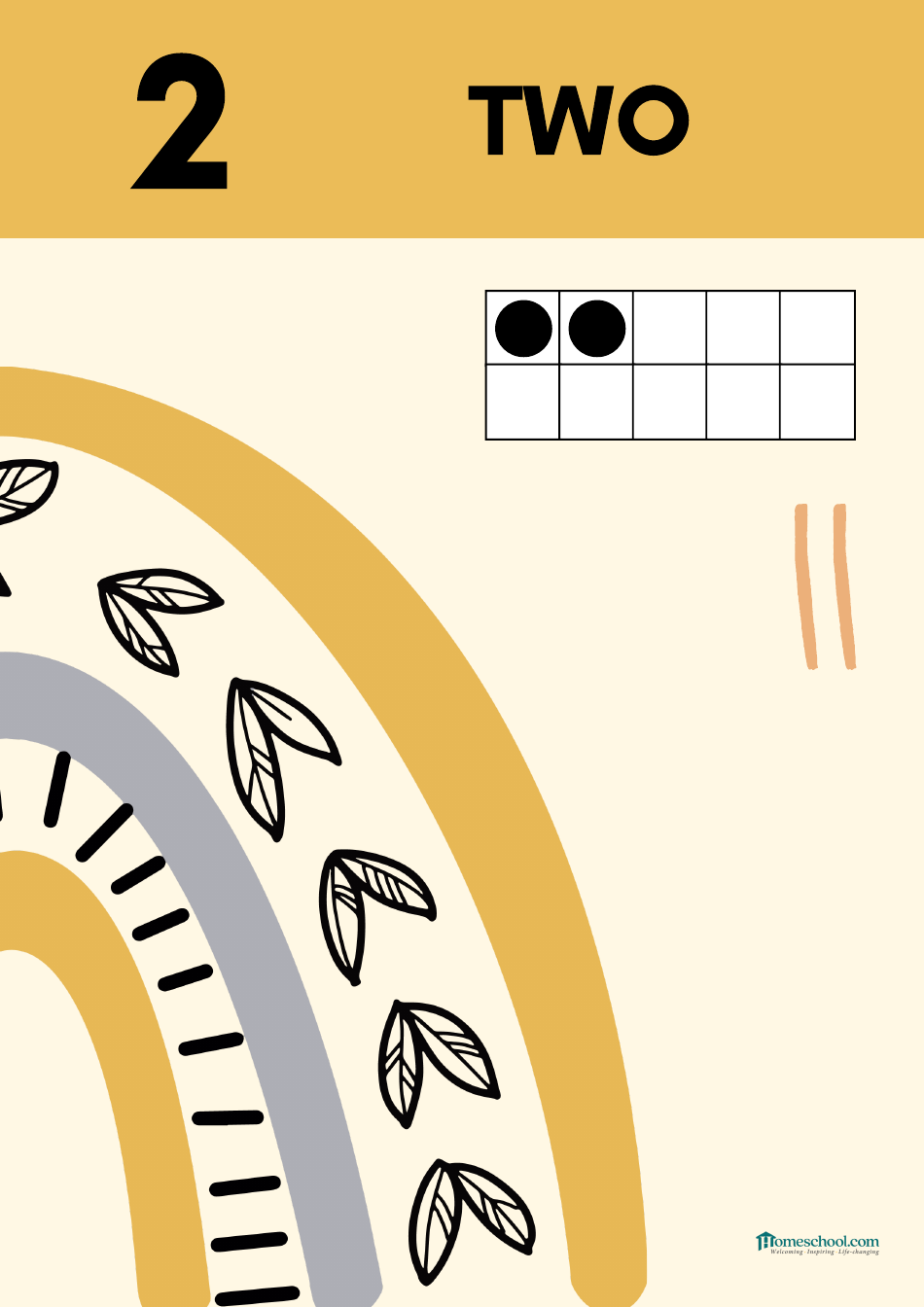 0 to 10 Number Flashcards With Tally Marks, Page 3