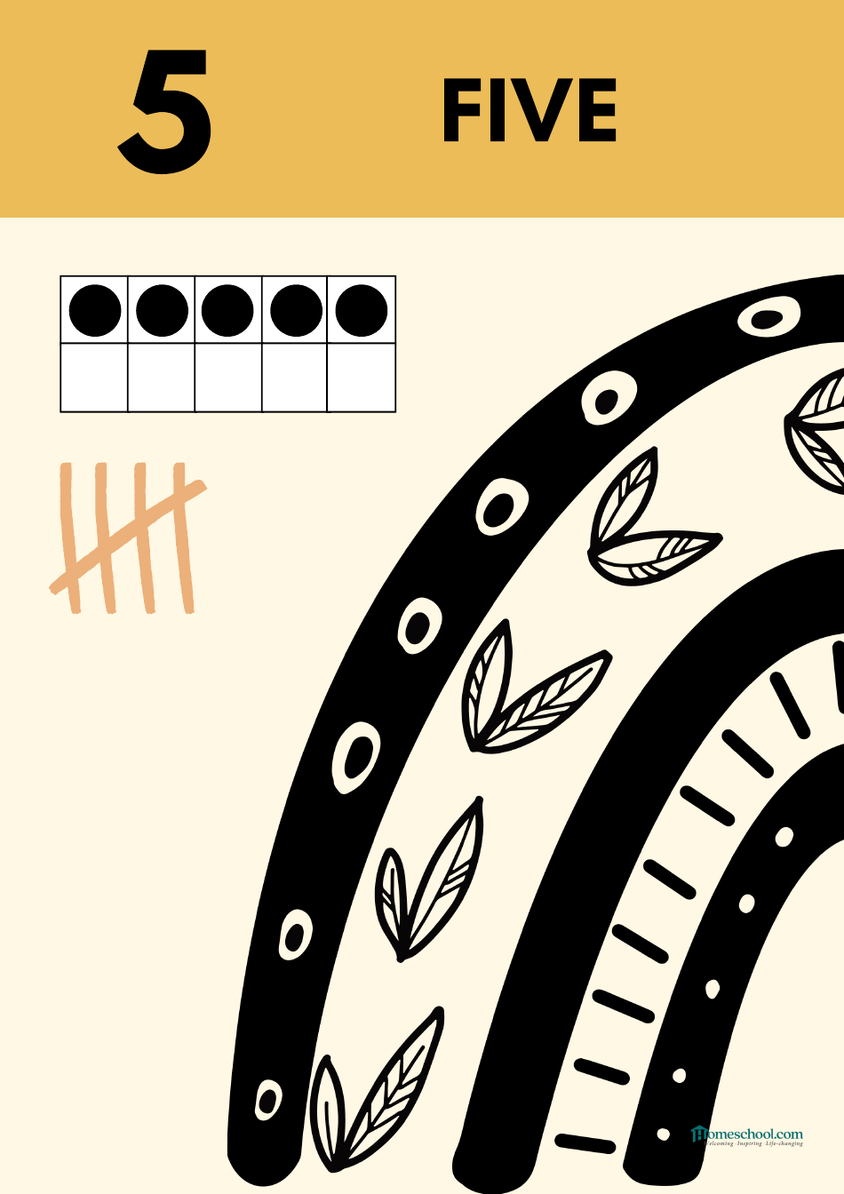 0 to 10 Number Flashcards With Tally Marks, Page 6