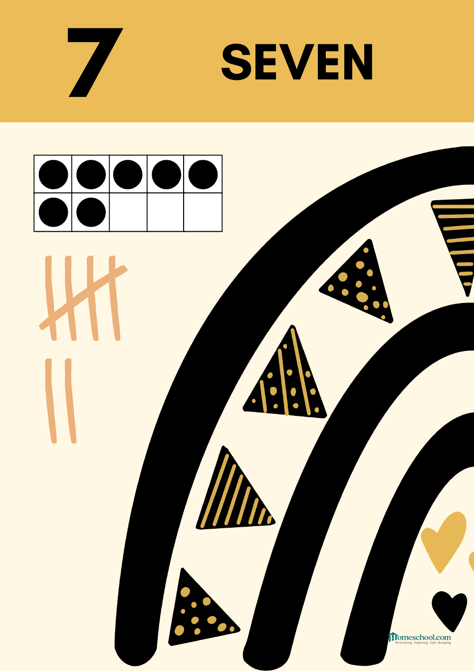 0 to 10 Number Flashcards With Tally Marks, Page 8