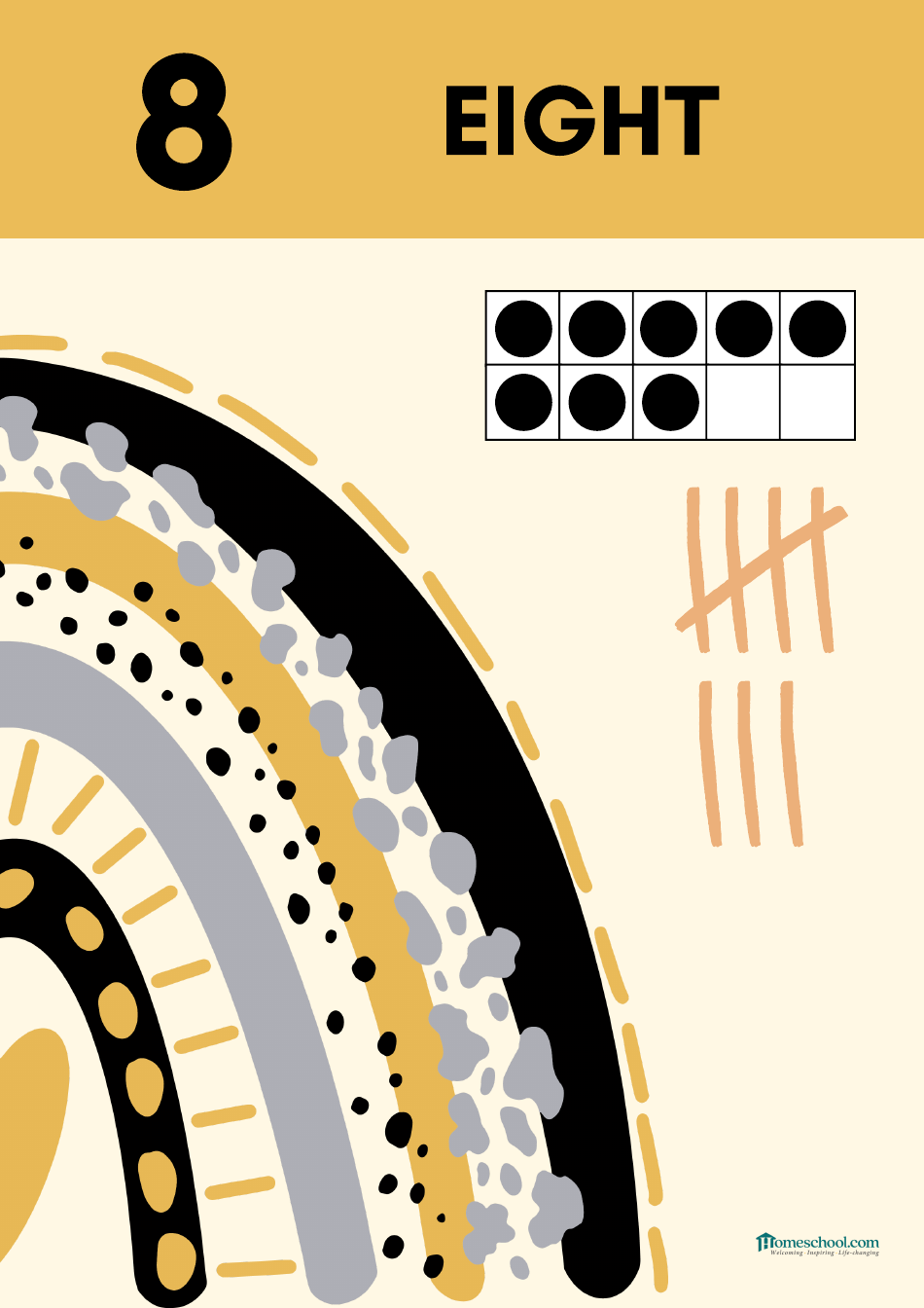 0 to 10 Number Flashcards With Tally Marks, Page 9