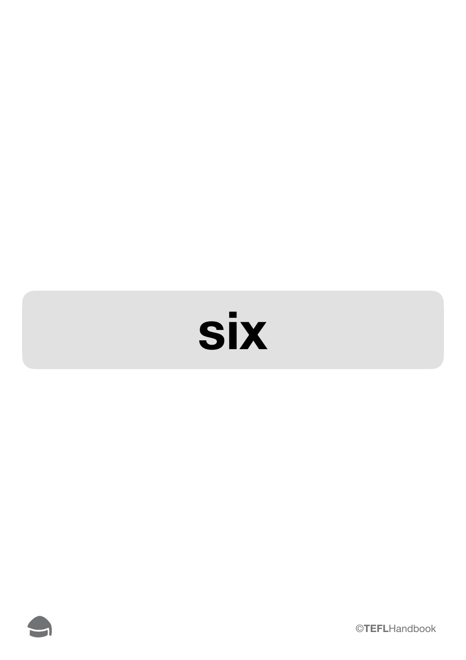 Number Flashcards With Words, Page 14