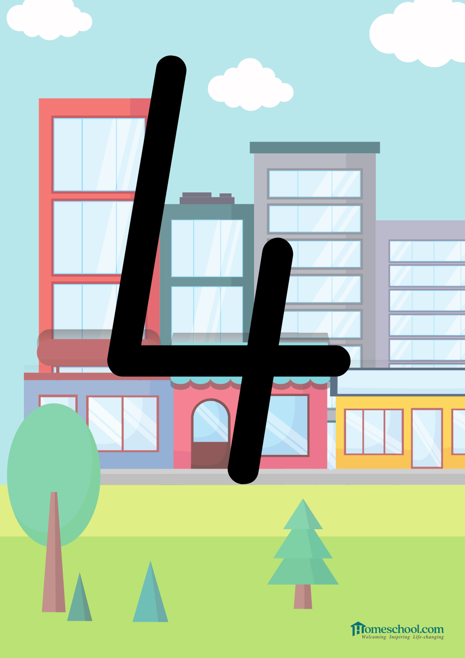 0-9 Number Flashcards, Page 5