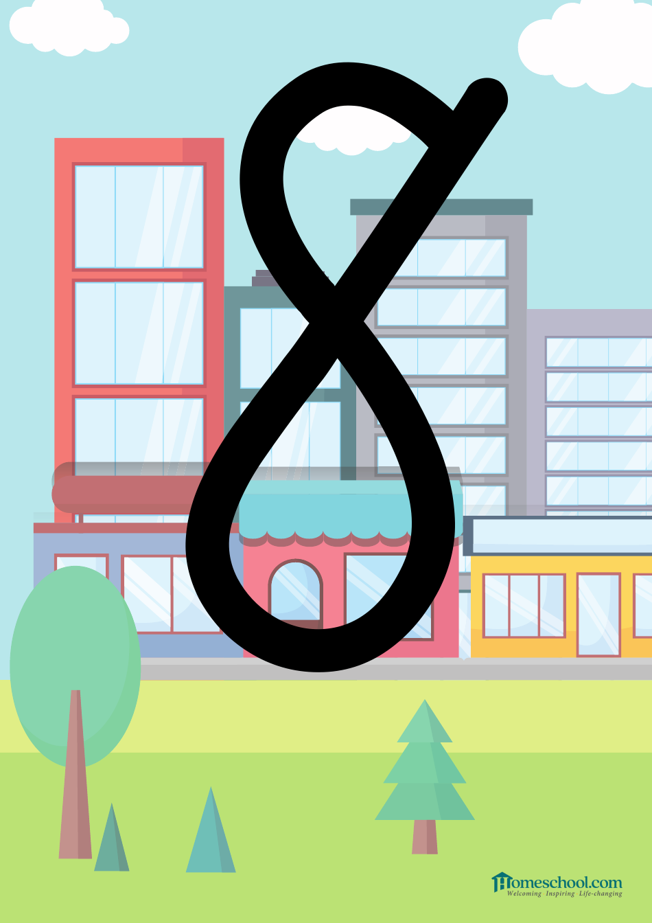 0-9 Number Flashcards, Page 9