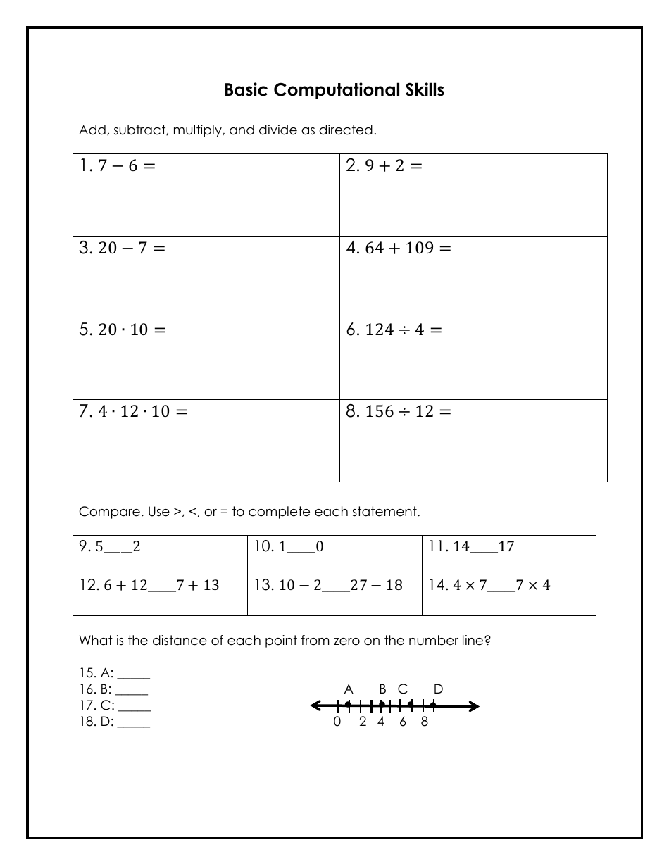 Multiplication and Division Math Flash Cards, Page 4