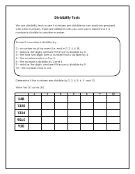 Multiplication and Division Math Flash Cards, Page 9