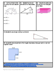 7th Grade Math Summer Packet, Page 6