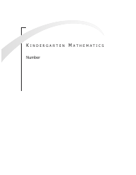 Document preview: Kindergarten Mathematics Support Document for Teachers