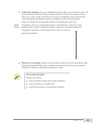 Kindergarten Mathematics Support Document for Teachers, Page 29