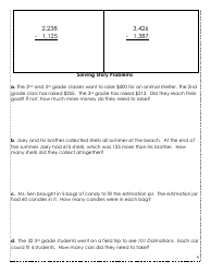 Rising Fourth Grade Math Summer Packet, Page 9
