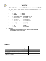 Lesson Exemplar in English Grade Vi - Philippines, Page 14