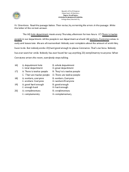 Lesson Exemplar in English Grade Vi - Philippines, Page 17