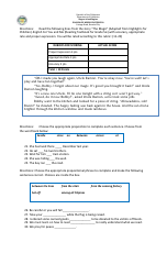 Lesson Exemplar in English Grade Vi - Philippines, Page 42