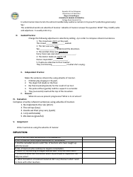 Lesson Exemplar in English Grade Vi - Philippines, Page 6